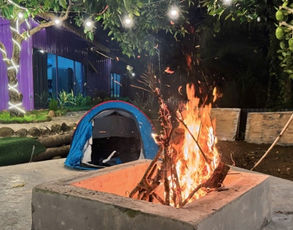 Trải Nghiệm Đốt Lửa Trại Tại Homestay Long Khánh Quê Em – Gắn Kết, Thư Giãn Giữa Miệt Vườn